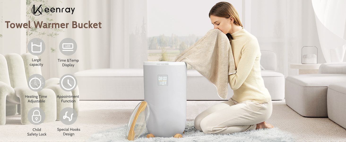 Keenray Towel Warmer for Bathroom, Luxury Towel Warmer