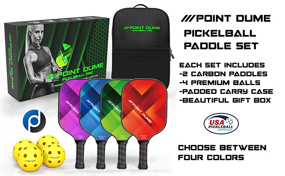 Point Dume Pickleball Paddle Set Racket