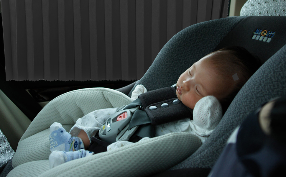 4 Pcs Car Side Window Sun Shades