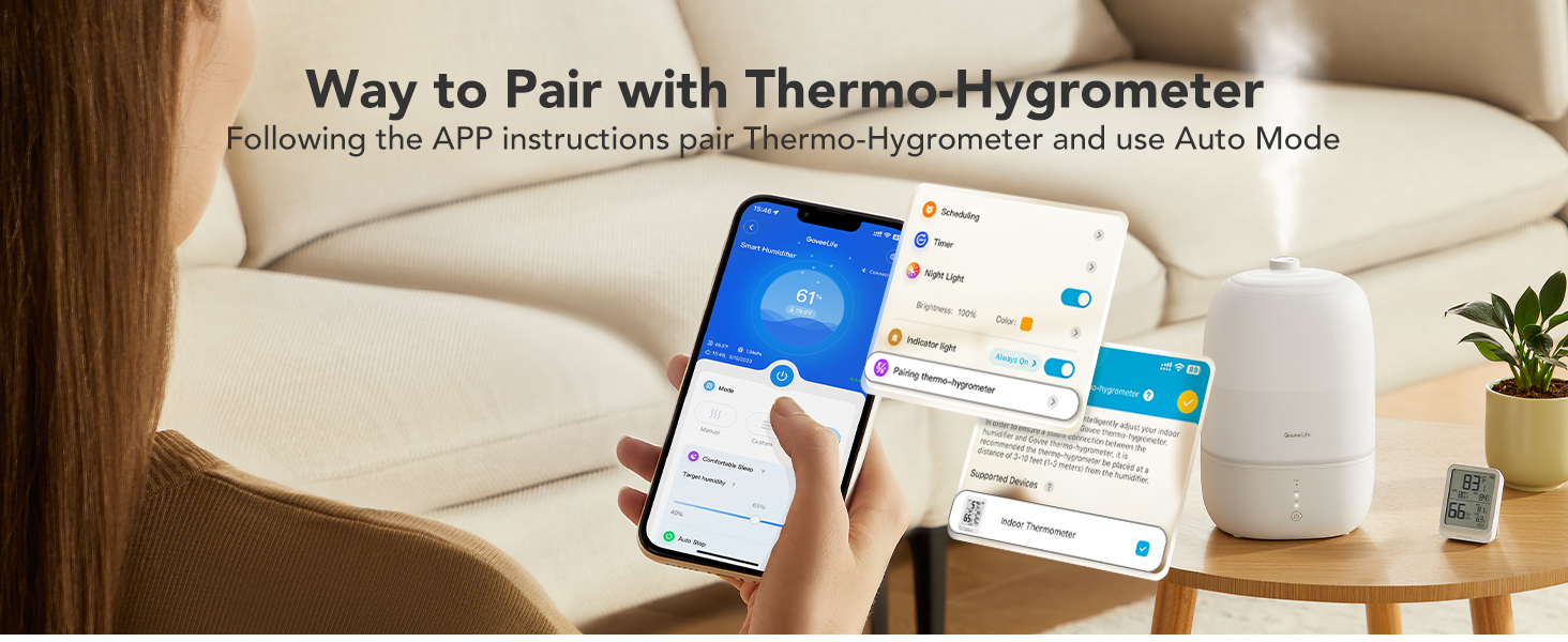 Way to Pair with Thermo-Hygrometer