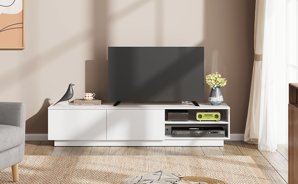 TV台　長辺141cm 奥行39cm 高さ40.5cm テレビ台 引き戸 蛇腹 幅120タイプ 幅118 奥行38 高さ48cm 山善