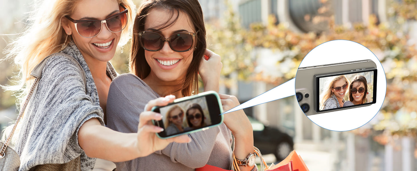 Phone Vlog Selfie Monitor Screen with Remote