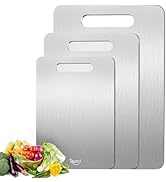 3 Pack Titanium Cutting Board - 100% Pure Titanium Cutting Boards For Kitche,Easy to clean, Doubl...