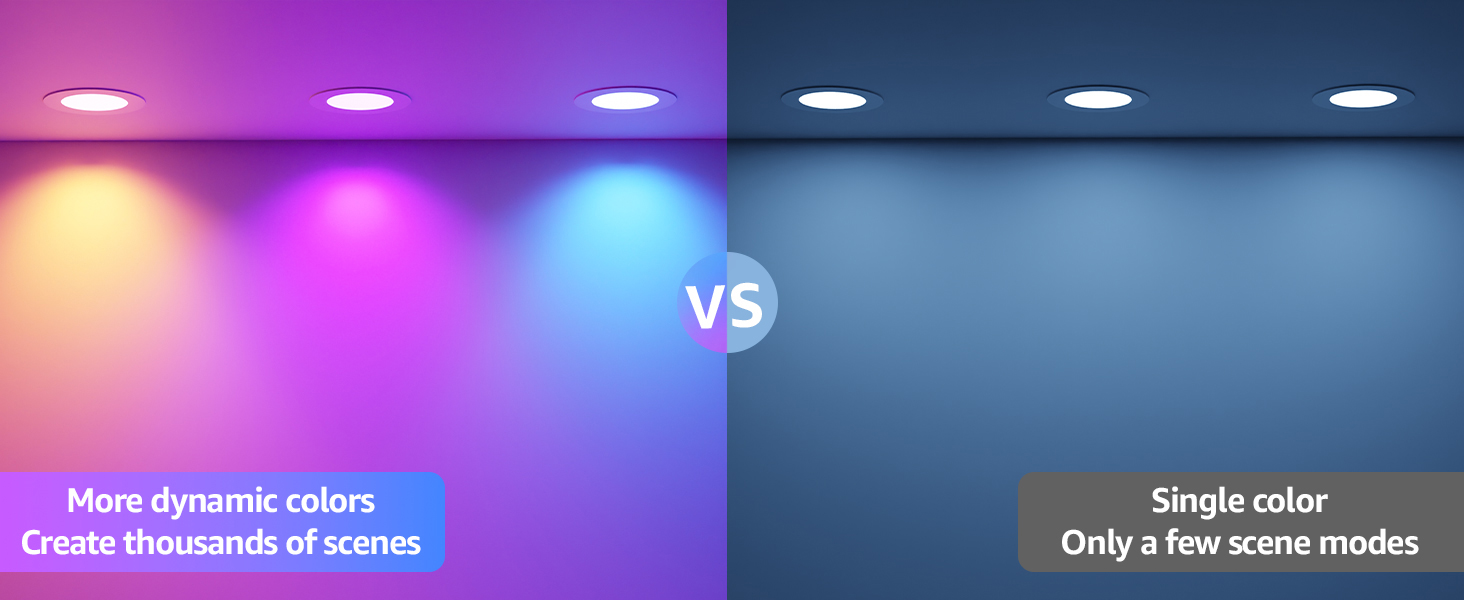 color changing canless downlight