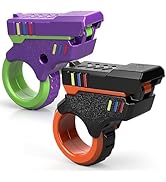 Fidget Slider Toy for Kids 2 Pack, EDC Finger Toy Fidget Ring Fingertip Textured Spinner Flip, Pa...