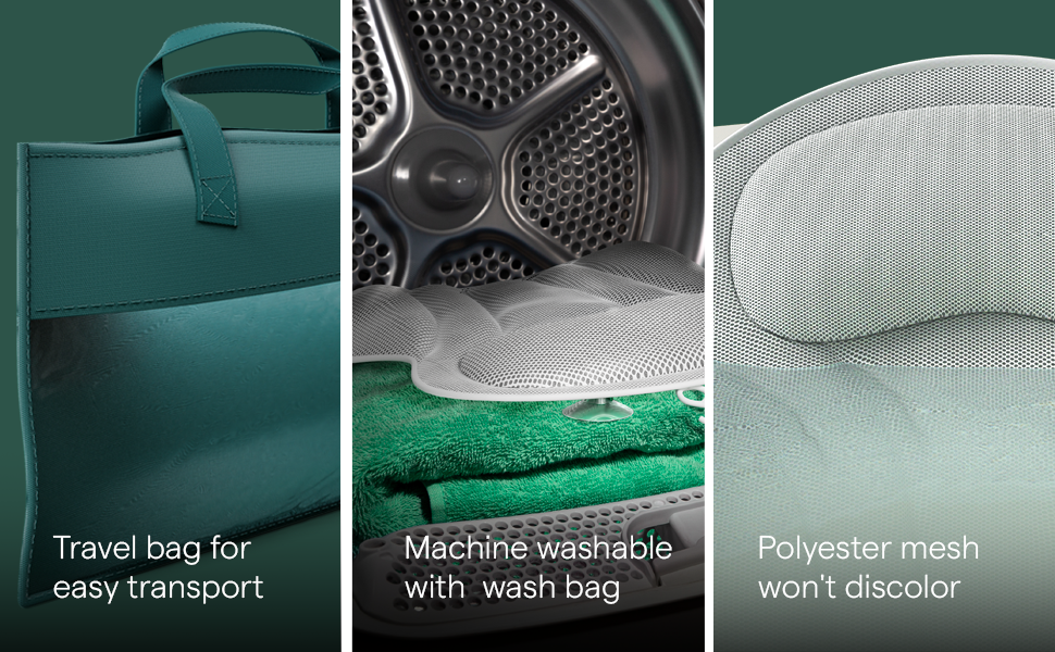 Bath Cushion, Bath Pillow for Head and Neck, 3D Breathable Mesh Bath