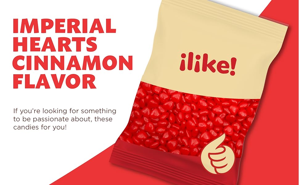 Imperial Hearts Cinnamon Hard Candy, 3Pound Bag Grocery