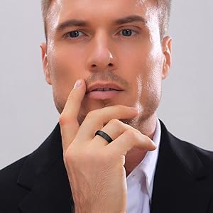 tungsten mens engagement rings
