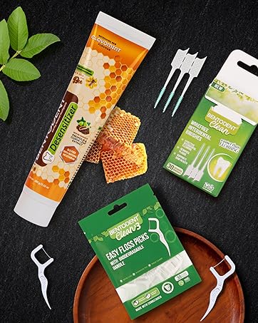 Complete Oral Care, Clovomint Herbal Formula, Biodegradable Picks, Chemical‑free Plaque Control