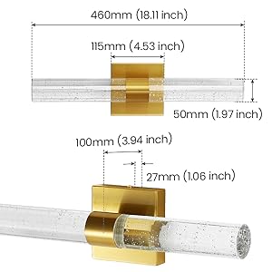 gold wall sconce