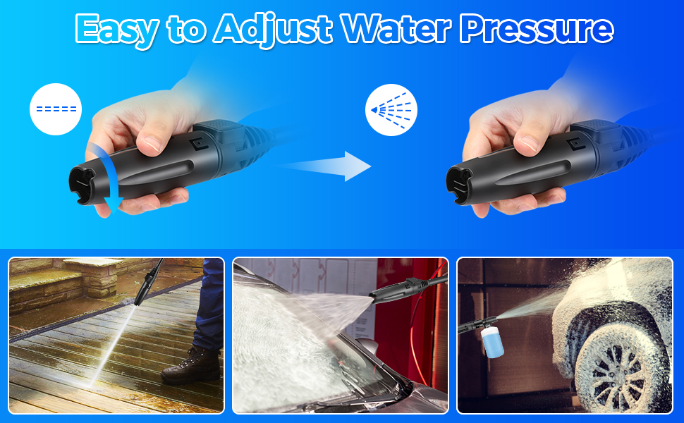 TEANDE Pressure Washer 2300PSI 1.8GPM 1800W High Electric