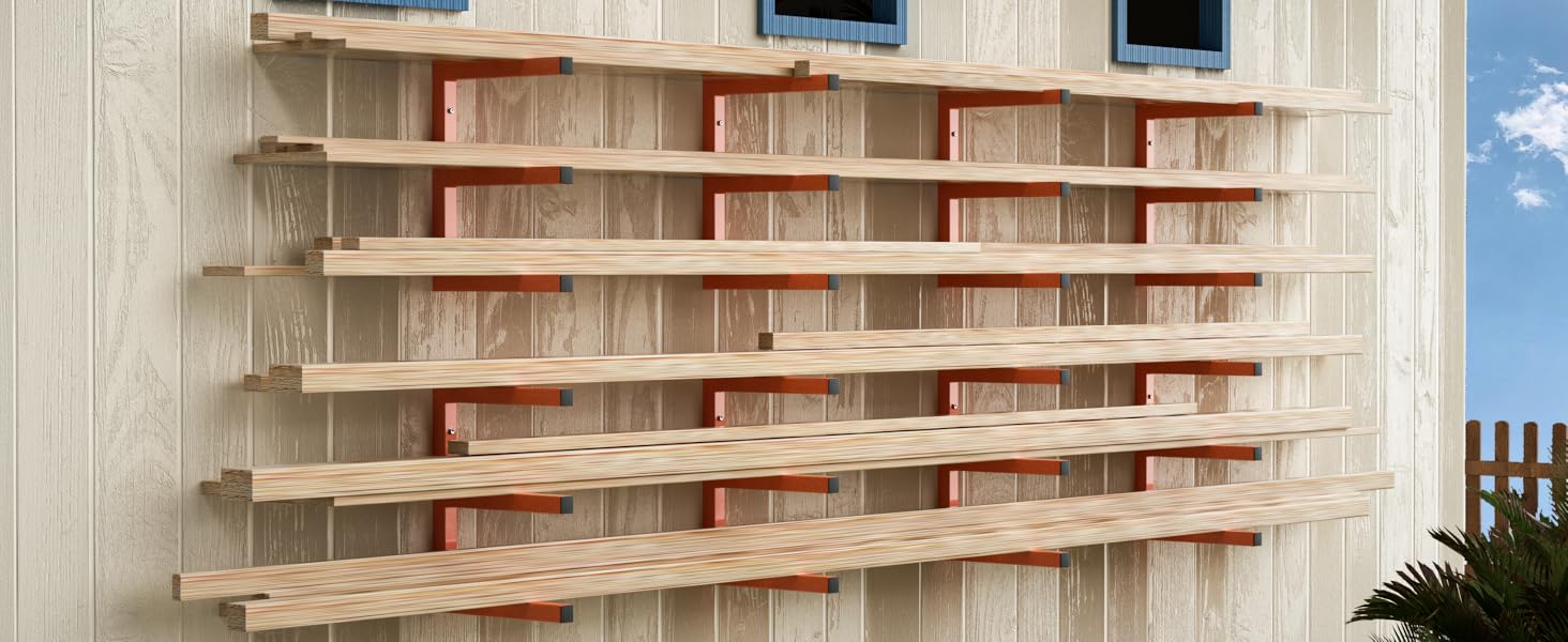 garage wood storage rack work shop accessories for men