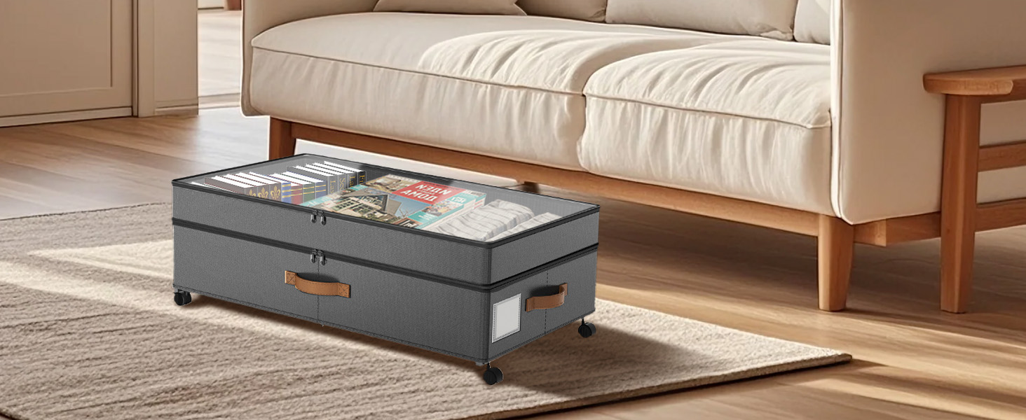 under bed storage containers with wheels