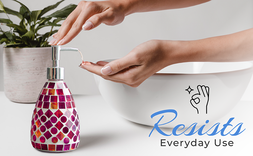 ELEGANTZ Bathroom Accessory Set Mosaic Bathroom