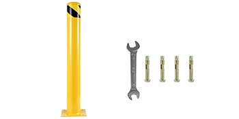 polymer industrial safety bollard