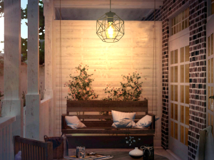 garden chandelier outdoor