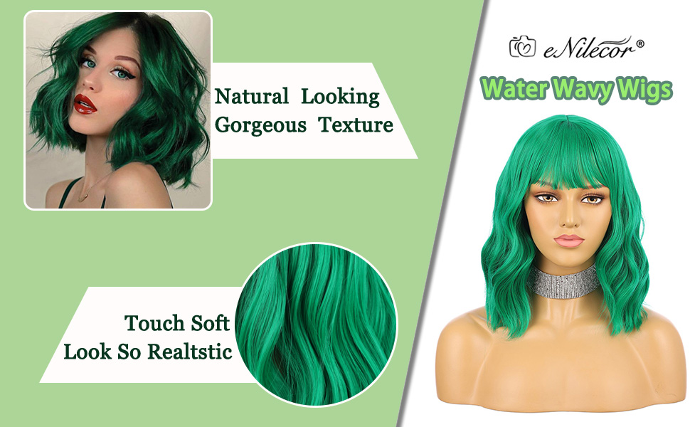 green wigs
