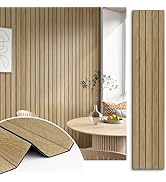 STICKEEP 3D Brown Wood Panels for Walls 120
