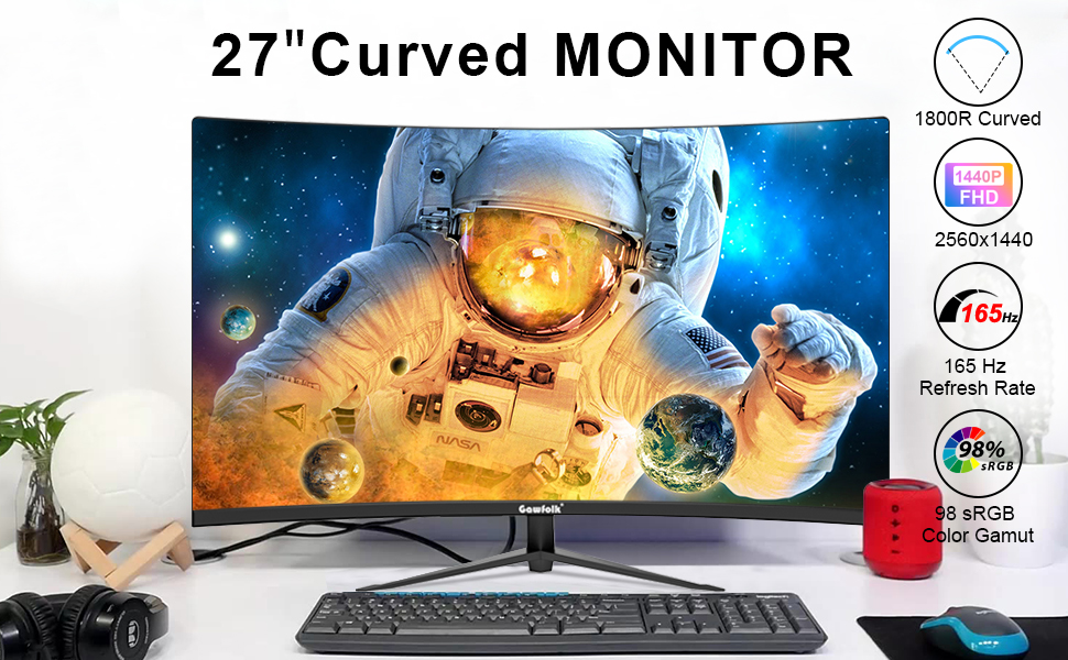 27 inch curved monitor