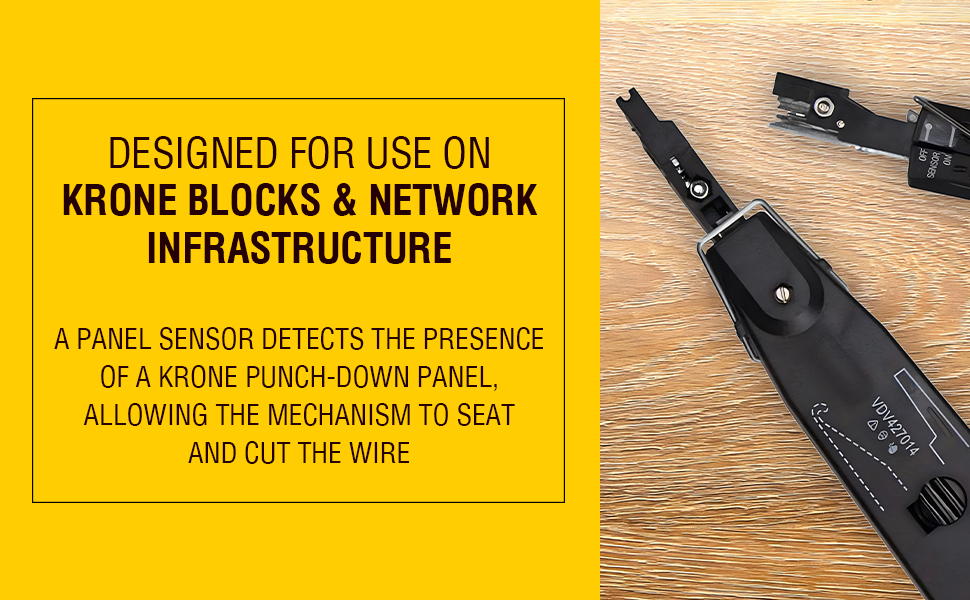 KLEIN TOOLS Punch Down Tool, Lightweight Professional Krone Blade