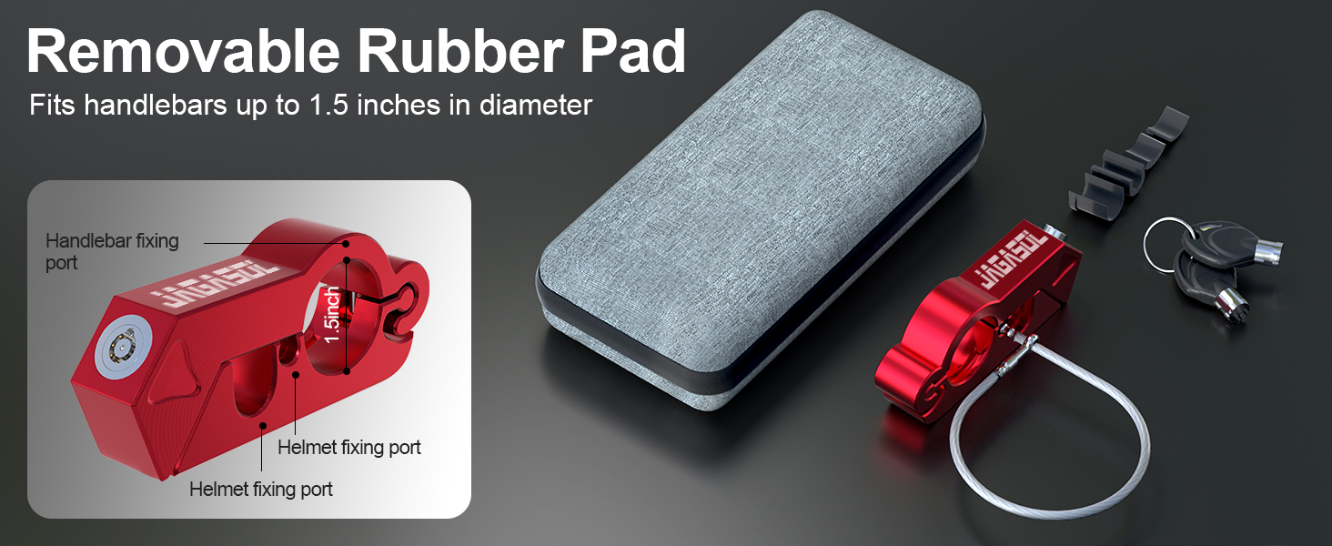 Multifunctional Motorcycle Lock