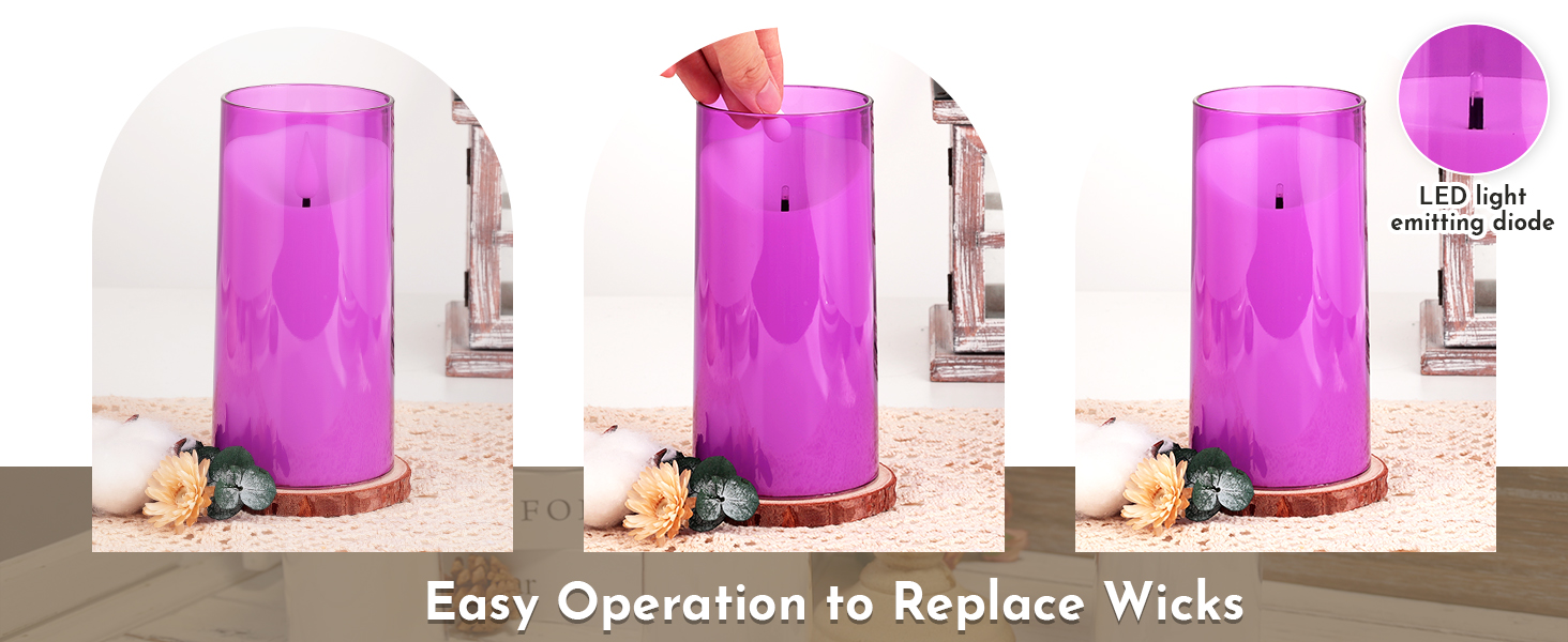 purple candle