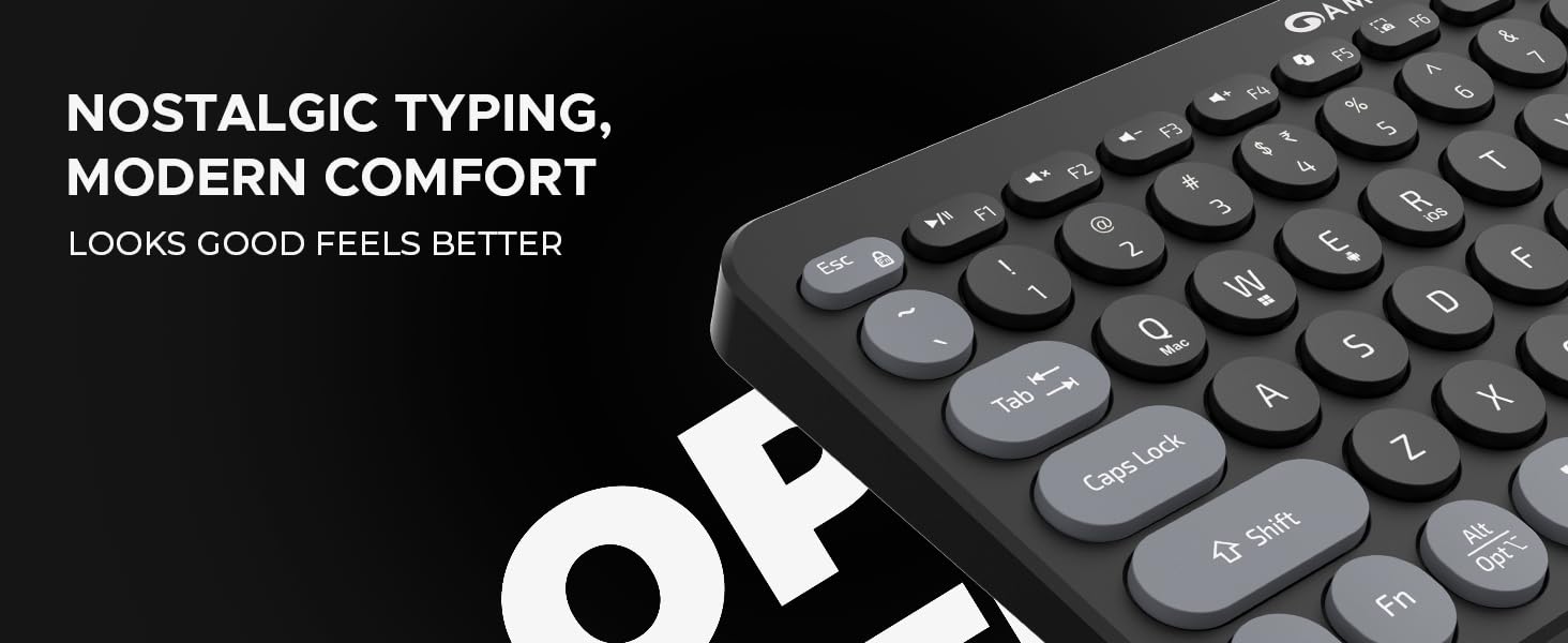 Amkette Optimus Bluetooth 4-in-1 Wireless Keyboard