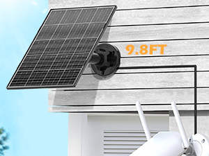 Solar Panel for Security Camera