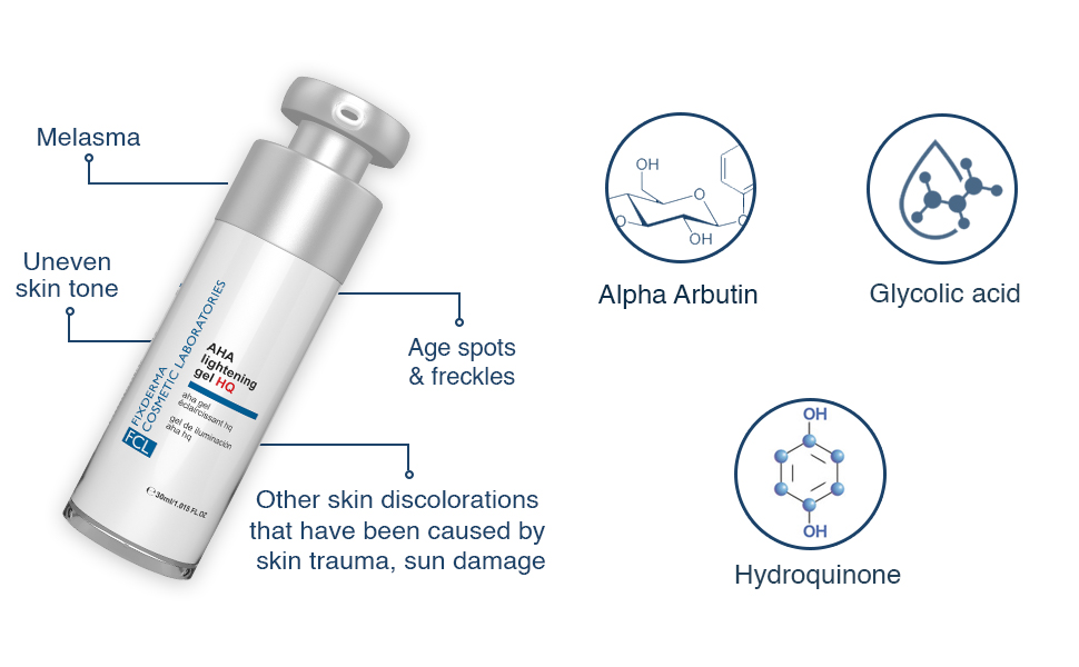 FCL 10 Glycolic Acid + 2 Alpha Arbutin AHA LIGHTENING GEL HQ Serum