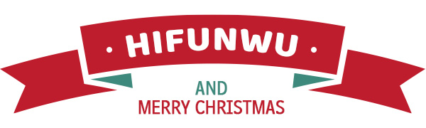 Christmas window clings