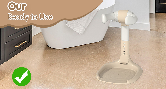 baby stand up shower