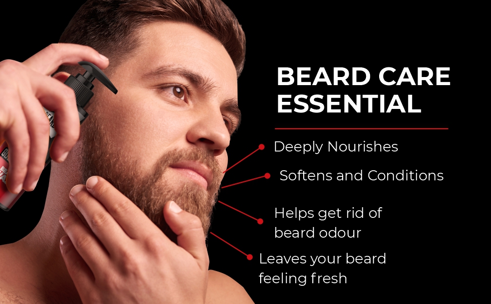 Beardo Godfather Beard Wash for men Aromatic, Woody Scent Purifying