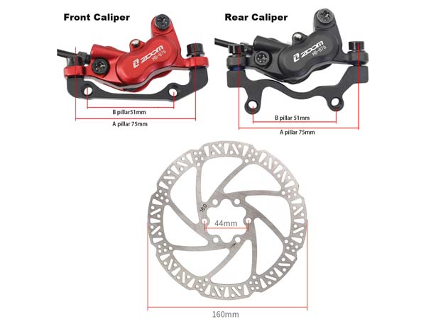 Amazon.com : JFOYH zoom HB876 4-Piston Pre-Bled Hydraulic Disc Amazon.com : JFOYH zoom HB876 4-Piston Pre-Bled Hydraulic Disc
