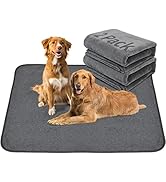 Washable Dog Pee Pads, 41x41 Reusable Whelping Pads 2 Pack, Absorb Dog Mats Non-Slip Puppy Traini...