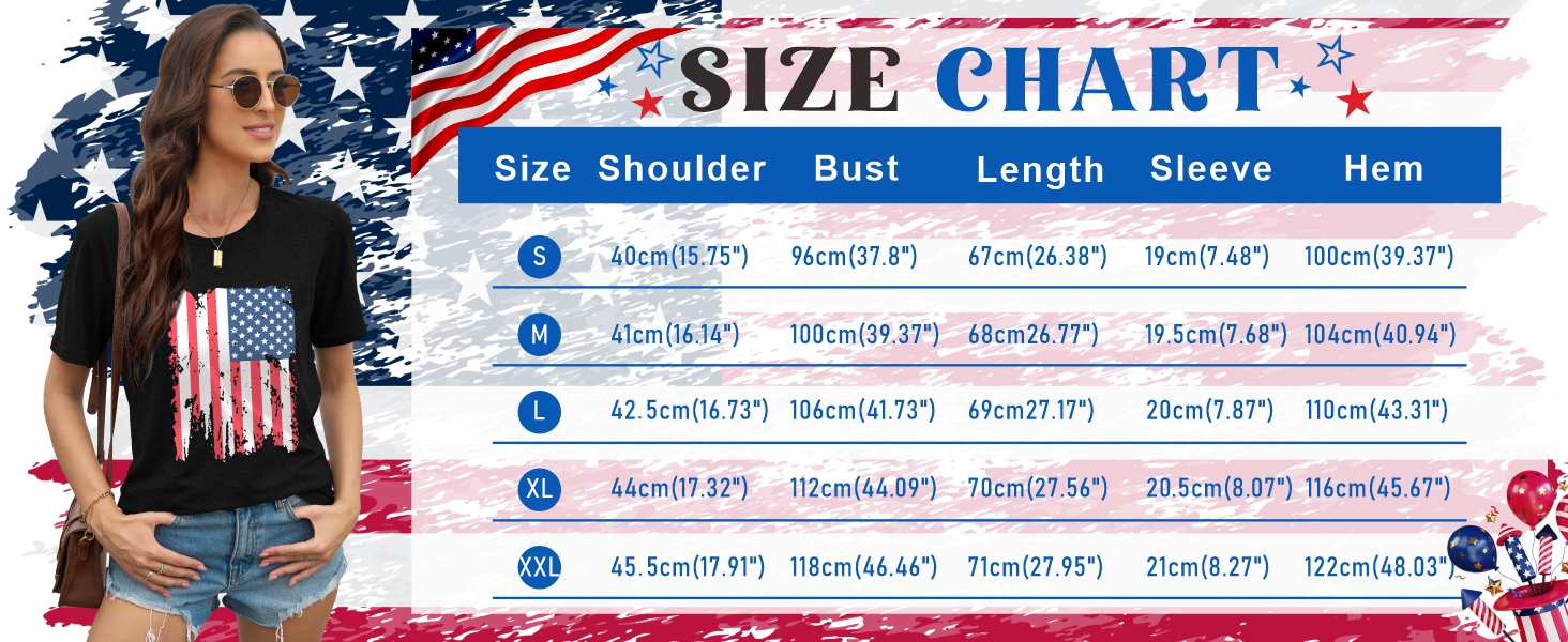 usa shirts for women