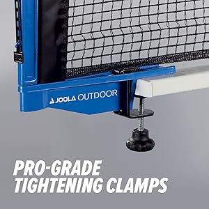 Pro grade tightening clamps blue net outdoor ping pong table net replacement net