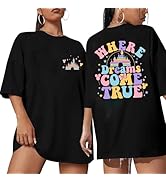 Magical Shirts for Women Oversized Where Dreams Come True Shirt Family Vacation Tshirt Holiday Gr...