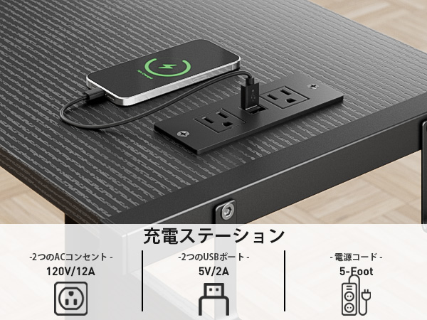多機能 サイドテーブル - コンセント付き キャスター Amazon｜EKNITEY サイドテーブル cpuスタンドキャスター付き