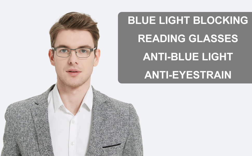 BLUE LIGHT BLOCKING READING GLASSES ANTI-BLUE LIGHT ANTI-EYESTRAIN