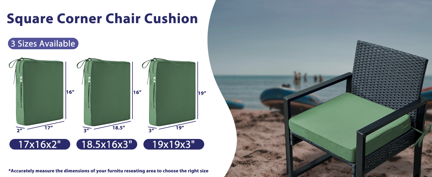 outdoor chair seat cushions