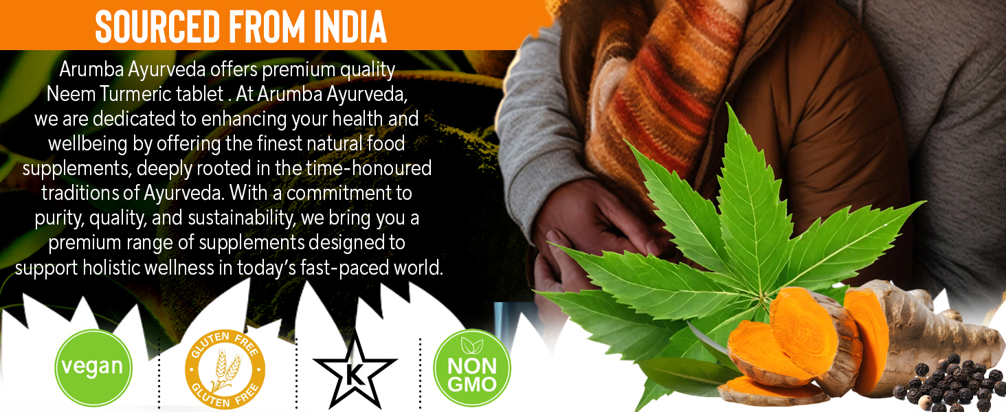 Arumba Ayurveda Neem Turmeric Tablet