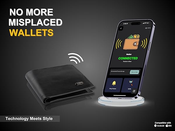 tracker wallet　Btype Amazon.com: Wallet with Tracker for Men Wallet with GPS Tracker