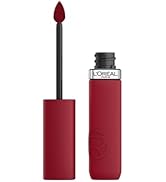 L'Oréal Paris Liquid Lipstick, Intense Colour, Long-Lasting Matte Formula, With Hialu Acid...