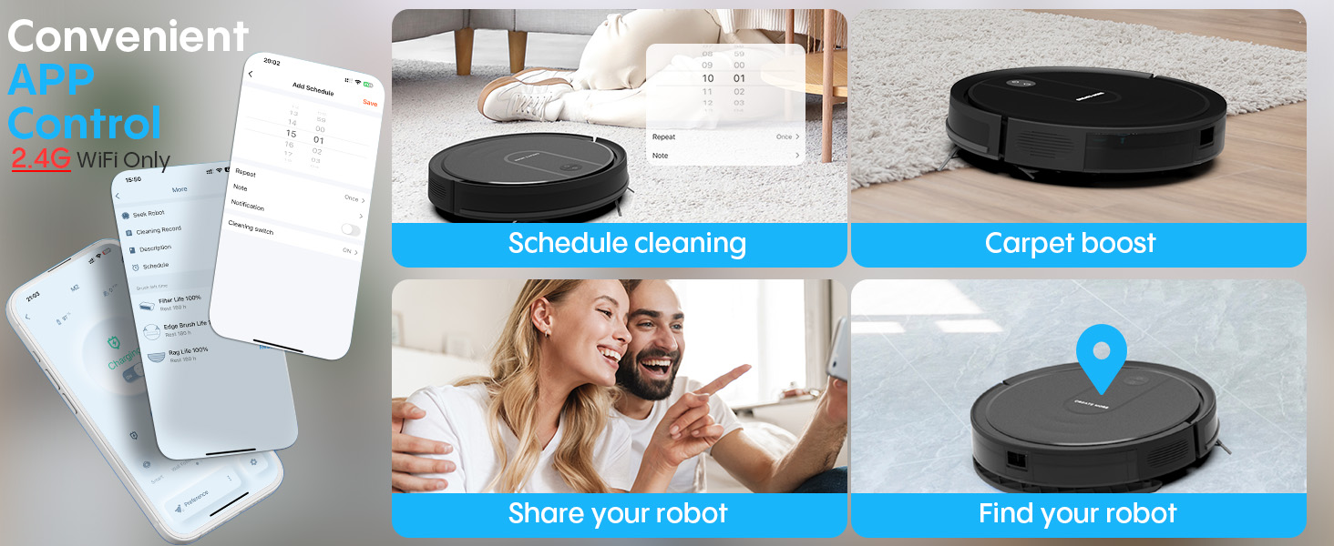 Robot Vacuum and Mop