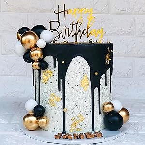 Mini Colorful Balls Cake Topper