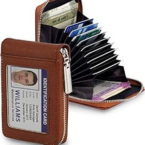 9 Slot PU Leather Card Holder organiser wallet: SPN-BPFSC