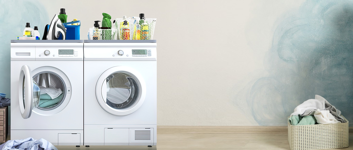 Washer Dryer Protective Silicone Rubber Mat 23.6“ x 23.6