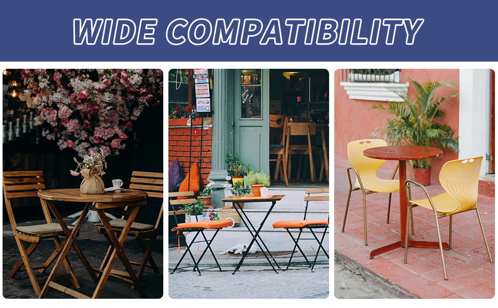 RICHIE Small Bistro Set Cover, 146 * 70 * 80cm Waterproof Outdoor