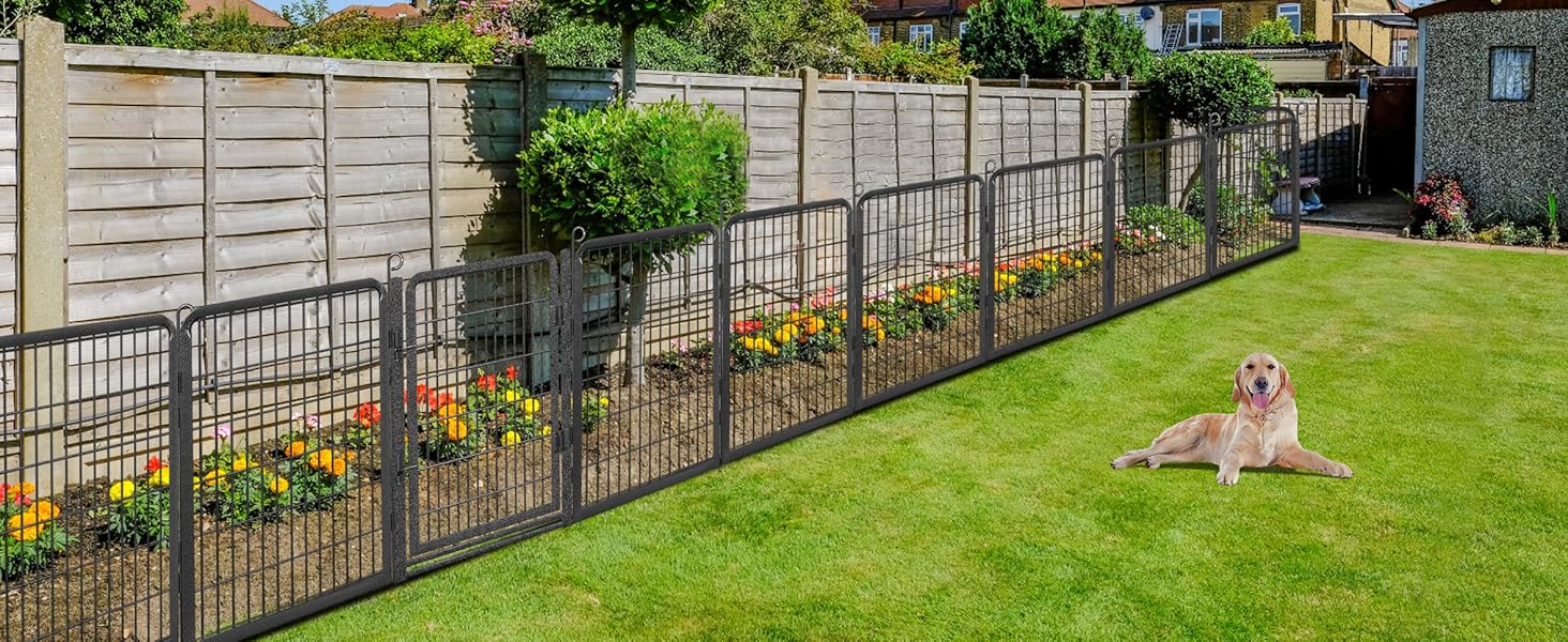 Garden Fence Decorative Garden Fencing with Low Threshold