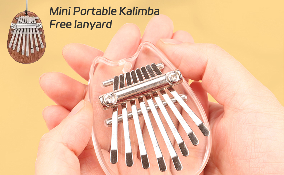 8 Key Exquisite Finger Thumb Piano